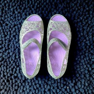 Crocs Glitter Isabella size 13 Girls